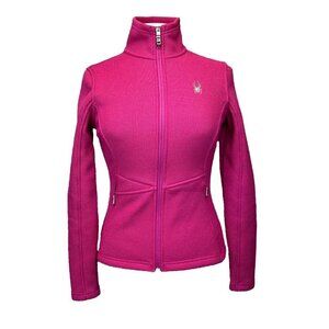 Spyder Endure Core Full Zip Sweater Pink Size SMALL Ladies